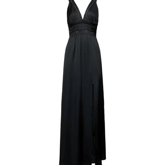 Long dress with side slit