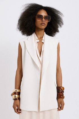 Ariah Crepe Waistcoat