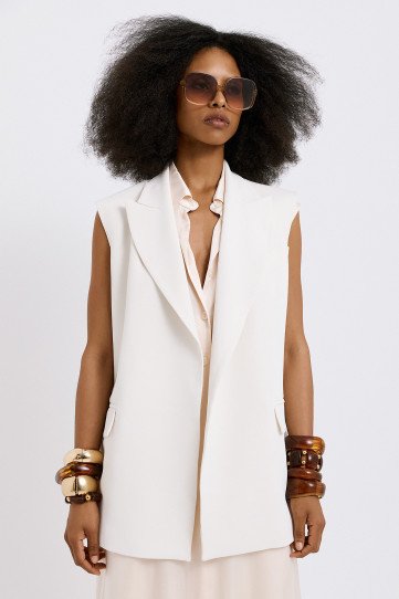 Ariah Crepe Waistcoat