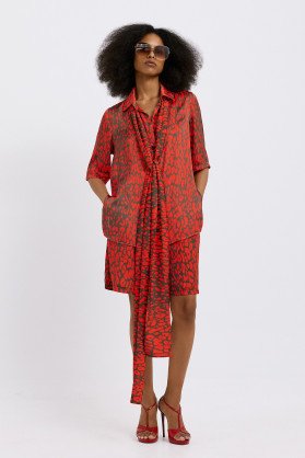 Nadia Leopard Shirt