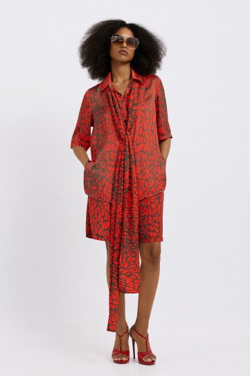 Nadia Leopard Shirt
