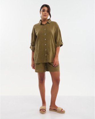 SHIRT IN CHAKI COLOR
