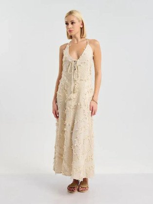 SOLD OUT-BEIGE DRESS
