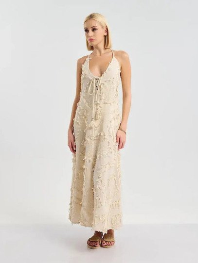 SOLD OUT-BEIGE DRESS