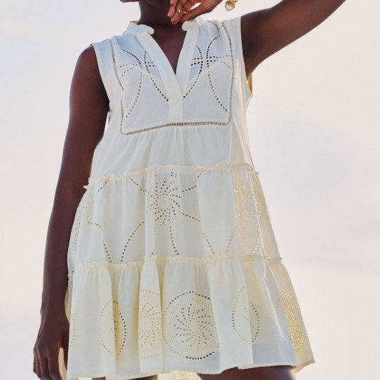Beige Dress