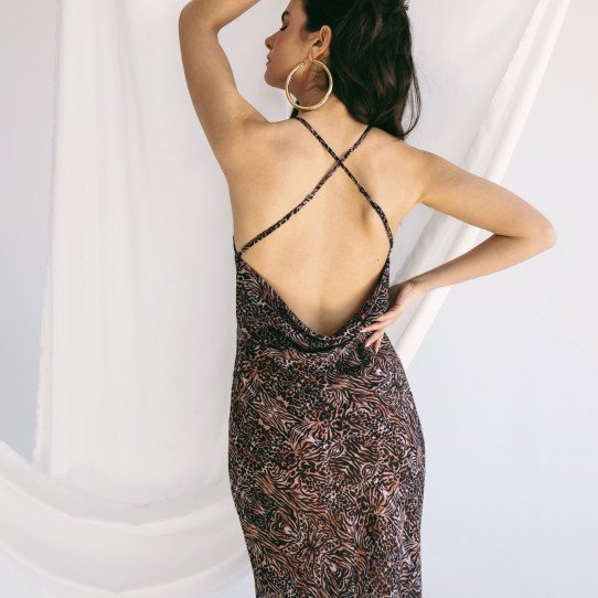Wild soul backless dress