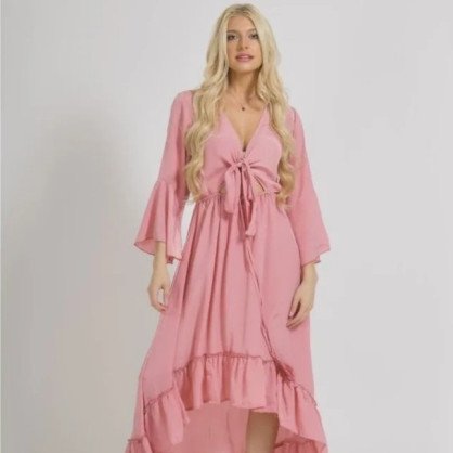 Dresss in pink color