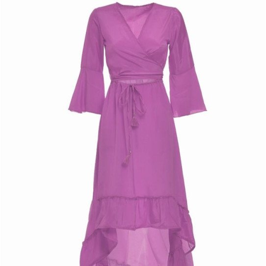 Dresss in purple color