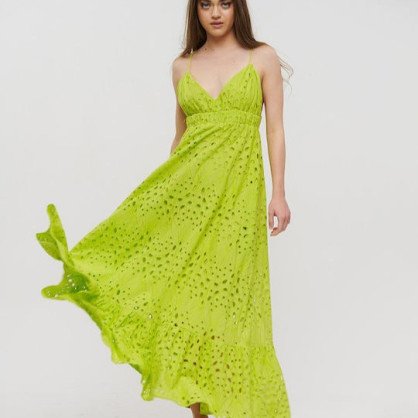 Dresss in mint green color