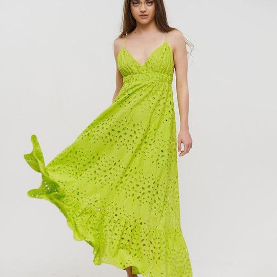 Dresss in mint green color