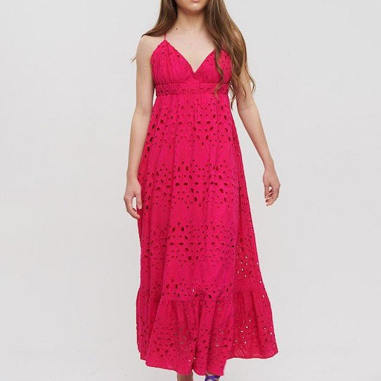 Dresss in fuchsia color